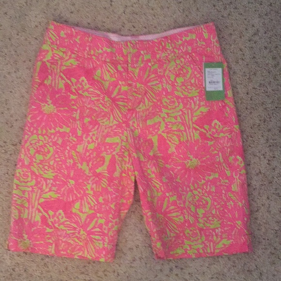 Lilly Pulitzer Daiquiri Pin Bermuda Shorts - Picture 1 of 4